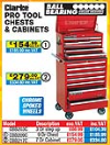 Clarke Pro Tool Chests & Cabinets