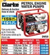 Clarke Petrol Engine Water Pumps