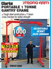 Clarke Portable 1 Tonne Gantry Crane