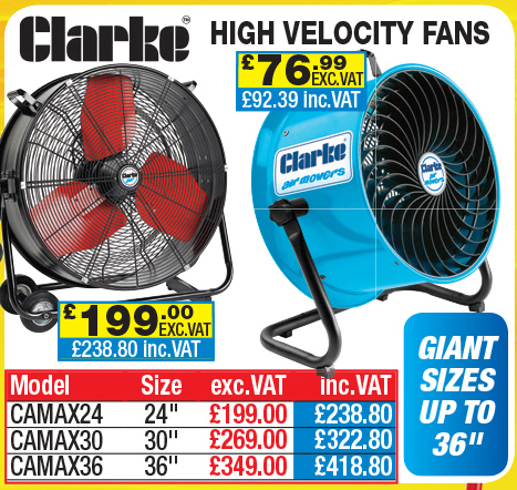 Clarke High Velocity Fans