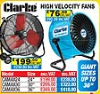 Clarke High Velocity Fans