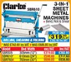 Clarke 3-in-1 Sheet Metal Machines