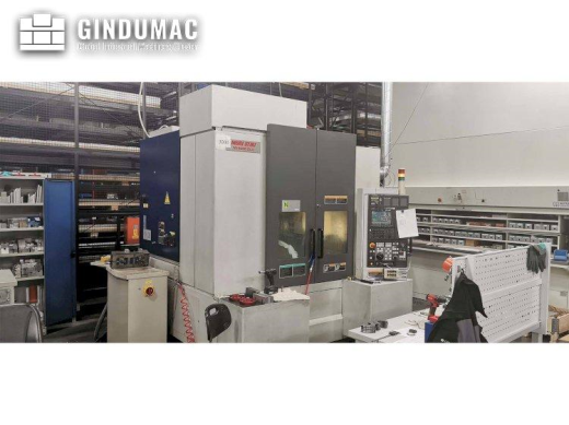 This Mori Seiki NV4000 Vertical Machining center was built in the Japan in 2004. It is equipped with