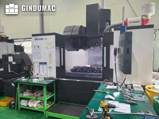 This Hyundai Wia KF 6700B Vertical Machining Center was manufactured in South Korea in 2019. It has 