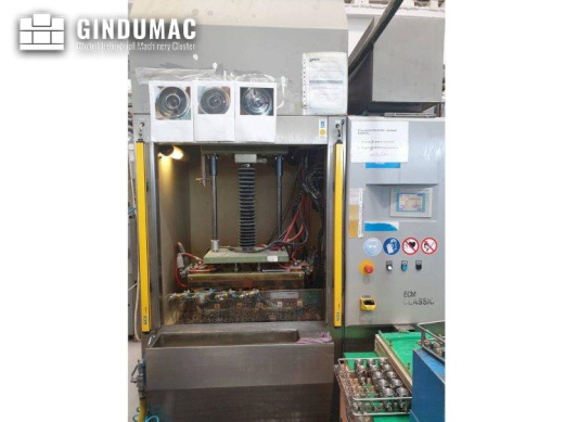 This Extrude Hone Classic 1A-450-43-P-M Deburring Machine was built in the year 2017. It is equipped