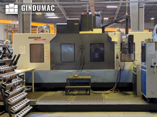 This Doosan VM 750L Vertical Machining Center was manufactured in Korea in 2012. This 3-axis machine
