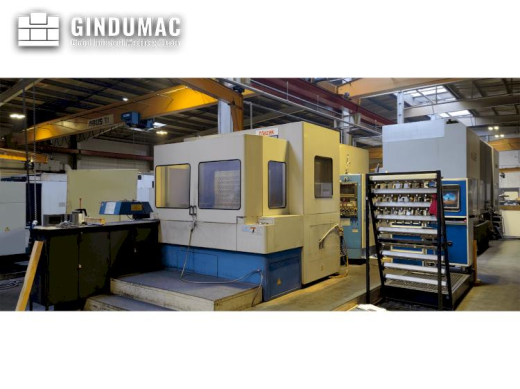 This Mazak H-630 N Horizontal Machining Center was built in Japan in 1994. It is operated through a 