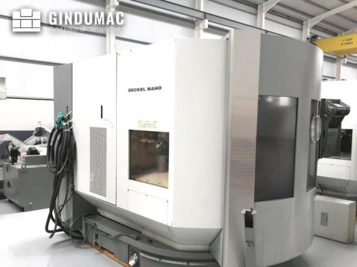 This DECKEL MAHO DMU80T Vertical Machining Center was manufactured in 2001. This 5-axis machine can 