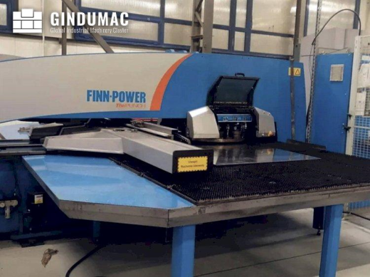 This Finn-Power E5x Servo-electric Punching Machine was made in 2010. It is operated with a control 