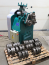 Heavy Duty 3 Phase Gear Driven Ring Roller Section Roller Profile Bender