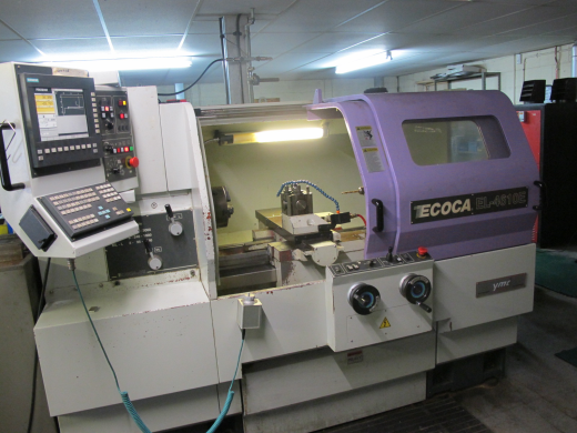 Ecoca 4610E Electronic Lathe CNC Siemens 810 control with manual turn.

Year of manufacture: 2003