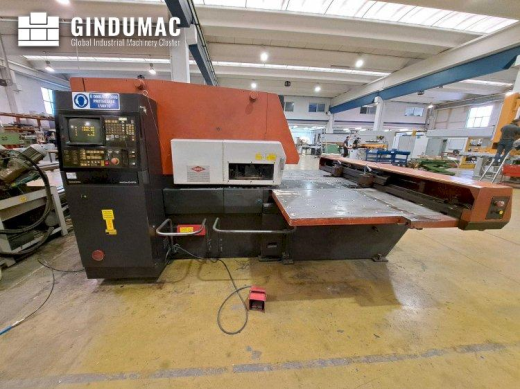 This AMADA ARIES 245 Punching machine was manufactured in the year 1991. The machine has a punching 