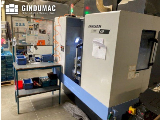 This Doosan VC 430 Vertical Machining center was manufactured in the year 2018 in Korea and has 4340