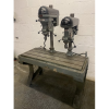 Elliott Twin Spindle Drill Mounted To T Slotted Cast Iron Table leeds9