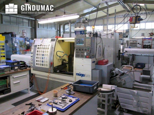 This Muga XP4 – 42SM Lathe was manufactured in the year 2006 in Germany. It is operated through a Mi