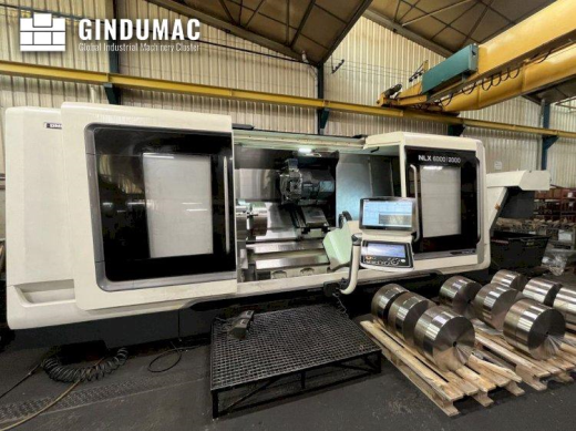 This DMG MORI NLX 6000 | 2000 Lathe was manufactured in the year 2017 and has only 2800 production h