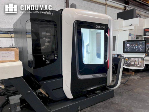 This DMG DMU 50 Vertical Machining center was manufactured in the year 2017 and has 12823 production