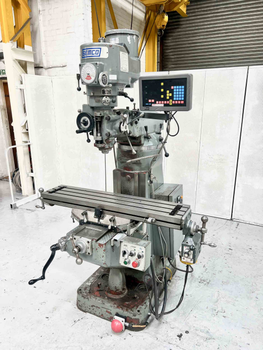 Semco LC-1 1/2 VS Mill Variable Speed Head
Anilam Digital Read Out (X & Y Axis)
Spindle Taper R8
