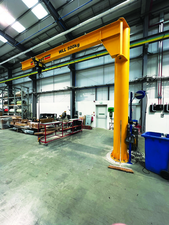 Selection of 500kg and 1,000kg Factory Jib Cranes for sale Machinery