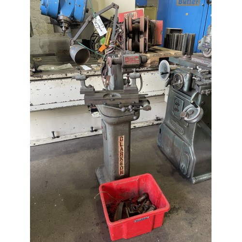 Clarkson Tool and Cutter Grinder single phase supply, 12 x 6 inch dia capacity, serial number 5705, 