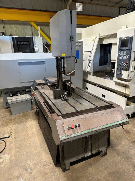 Used Marvel Series 8 Mk 2 Semi Automatic Vertical Bandsaw, s/n 827240, Rectangle cutting capacity-18
