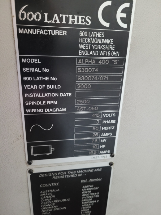 Photo of machine