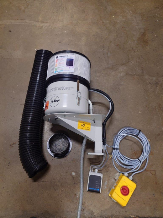Used Filtermist S400, s/n10763, Airflow 425m/3 per hour, 0.55KW motor, Suitable for machine with int