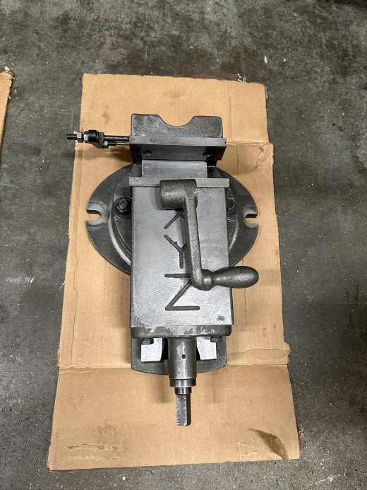 Used XYZ Machine Vice - 6` jaw width, swivel base