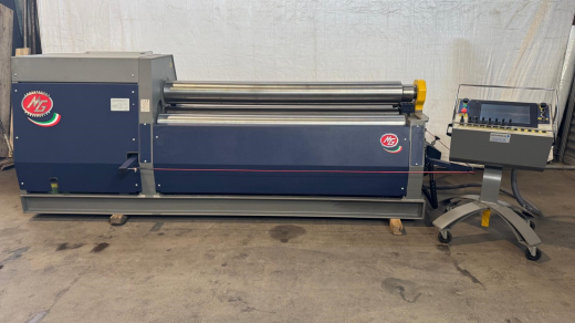 Length 2050mm, bending cap 10mm, pre-bending cap 8mm, top roll dia 210mm, bottom roll dia 190mm, sid
