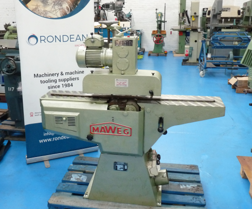 Maweg

Type	
Open Sided Through Feed Belt Sander / Linisher

Capacity	
200mm wide belt (belt s