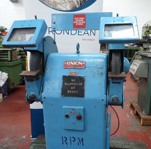 Union

Model	
G14 Heavy Duty Double Ended Pedestal Grinder

Capacity:	
14` x 2`

Power:	
2.