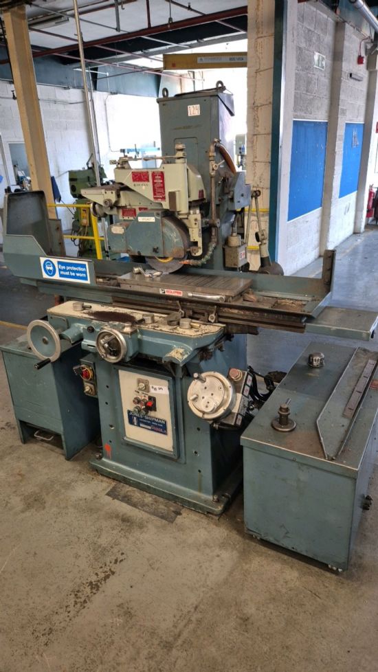 Serial Number: BO 93470
Grinding Wheel Dimensions: 8 inches (203 mm) diameter
Table Size: 20 x 8 i