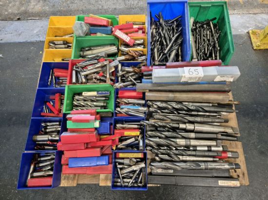 Mixed Shank Types, 
Spiral Flute, 
Material: High-Speed Steel (HSS), 
Size Range: 1/16 inch to 1 
