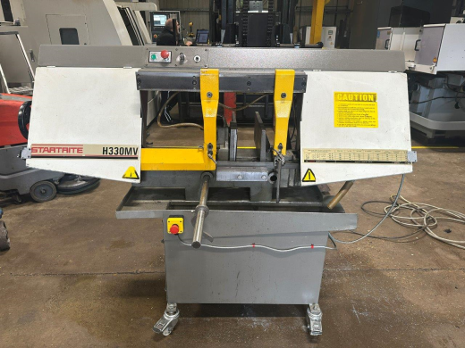 Used Startrite H330MV Manual Horizontal Bandsaw, 2002, s/n 206626, 330mm dia capacity, vice mitres 4