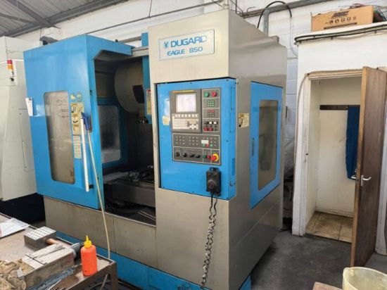 Fanuc 0i-MD control, 
travels (X/Y/Z) 850 × 520 × 510mm, 
table size 1,000 × 510mm, 
max table lo