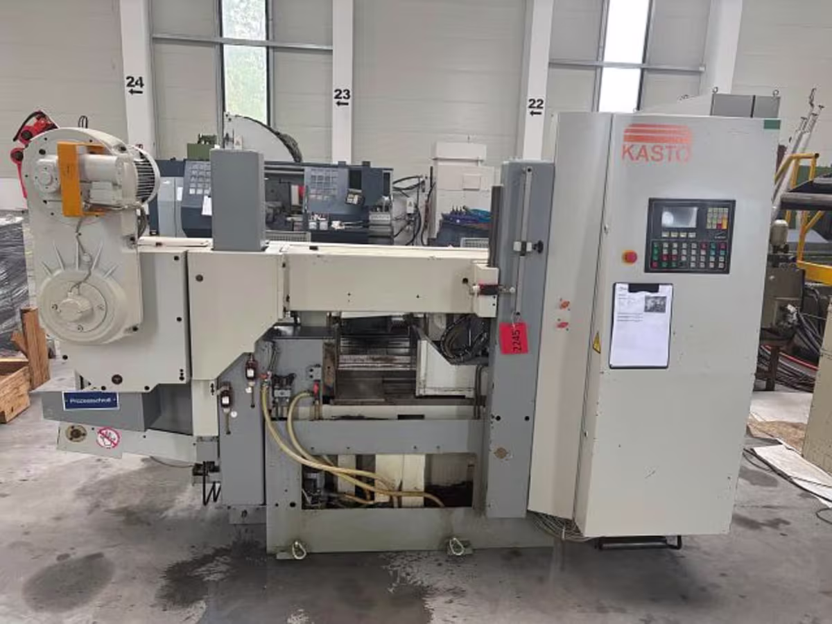 Internal Reference Number: 45966 Machine Description: Bandsaw – Automatic (used) Manufacturer: KASTO
