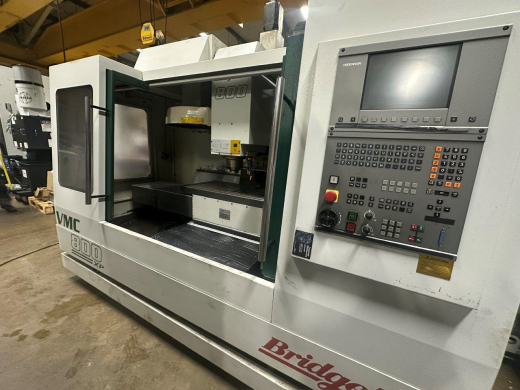 Used Bridgeport VMC800L XP, 2001, Ser No 822577, Heidenhain TNC410pm, 12,000rpm, 22atc, BT40, table 