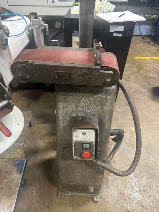 Used RJH4` Linisher, on stand