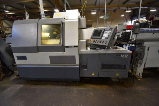 2014 CITIZEN M32-4M8 SLIDING HEAD CNC MACHINE & IEMCA BOSS 338 HD Superfast automatic bar feeder. Ke