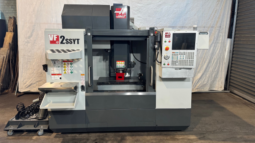 Haas CNC control, travels 762 x 508 x 508mm, speeds 15000rpm, toolchanger 30+1, spindle BT40, thru s