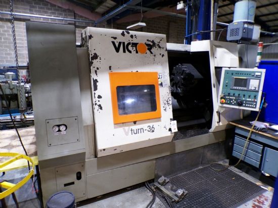 serial no. MD-1612 (2006), 
10 station tool holder, 
3 jaw chuck, 
Fanuc Series 0i-TC CNC, 
Fang