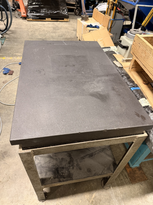 Used Granite Table 3 x 2  x 33` tall on frame