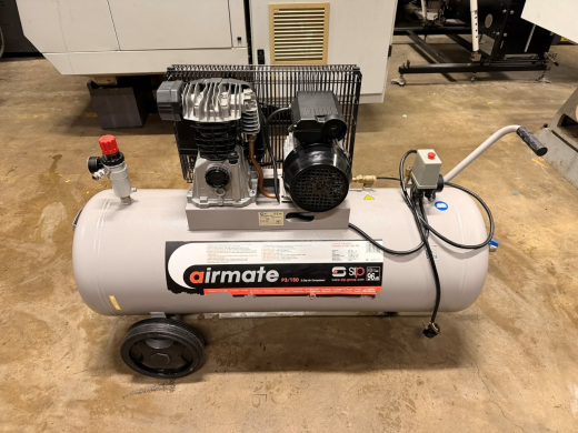 Used Airmate compressor, 2004, 3.0 HP motor, Air displacement 14.5CFM, Max free air delivery 10.0 CF