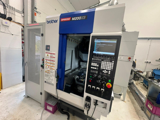 Used Brother Speedio M200 X3 5-axis Machining Centre, 2021, Brother CNC C00 Control,  5-axis Robot l