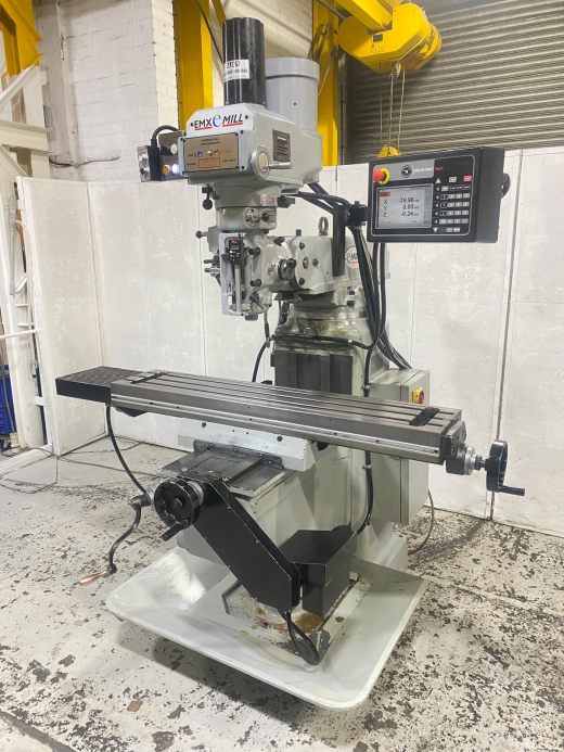 XYZ ‘E’ Mill CNC Turret Milling Machine 
ProtoTRAK EMX Control
YOM 2009
Table 1,270 x 254mm
Tabl