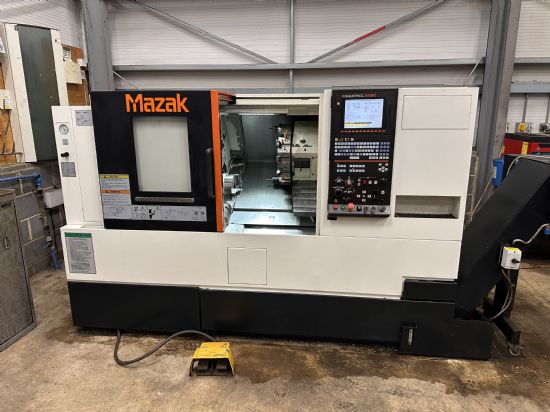 With Mazatrol Smart CNC Control, 
2-Axis, 
12 Positioning Indexing Turret, 
Kitagawa BB208 3-Jaw 
