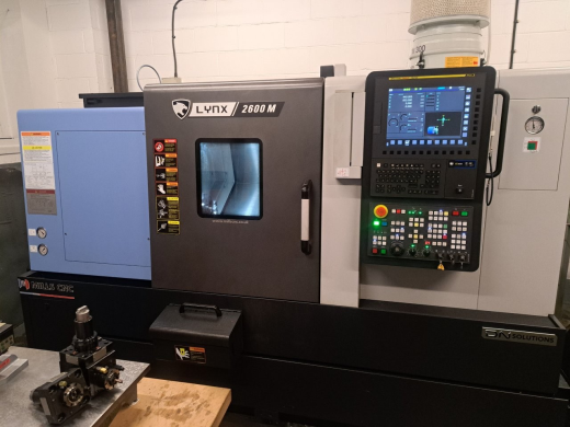 Used Doosan Lynx 2600M CNC Lathe, 2023, s/n T.B.A., Fanuc i-series control,  10` chuck Max turning 3