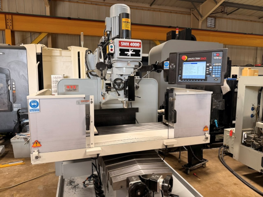 Used XYZ ProtoTRAK SMX4000 CNC Bed Mill, 2019, s/n 13157, SMX 3 Control, advanced features, electron