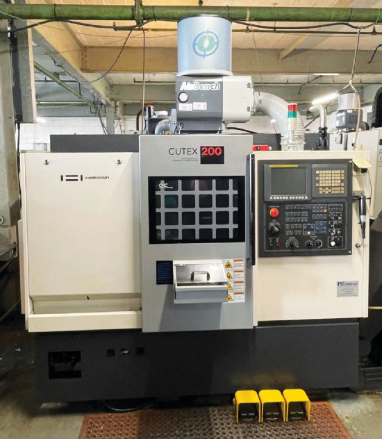 First installed 2013
• Fanuc 0i-TD CNC with Manual Guide i
• 8in 3-jaw hydraulic chuck
• 12-stati