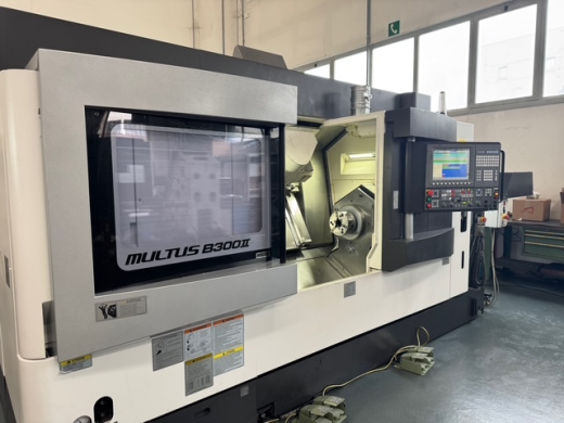 with Okuma OSP-P300S-H Control, 
Y Axis Travel 160mm, 
60 Tool ATC 
High Pressure Coolant Prepara
